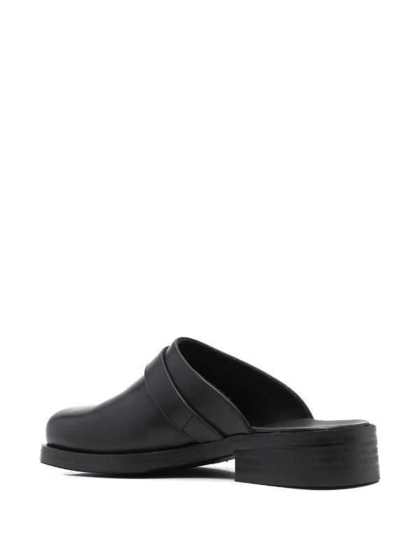 Browns OUR LEGACY Black Camion Leather Mules | Browns Sandals