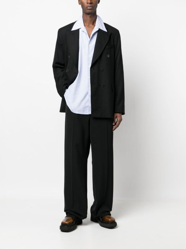 Browns OUR LEGACY Black Unconstructed Double-Breasted Blazer | Browns Blazers