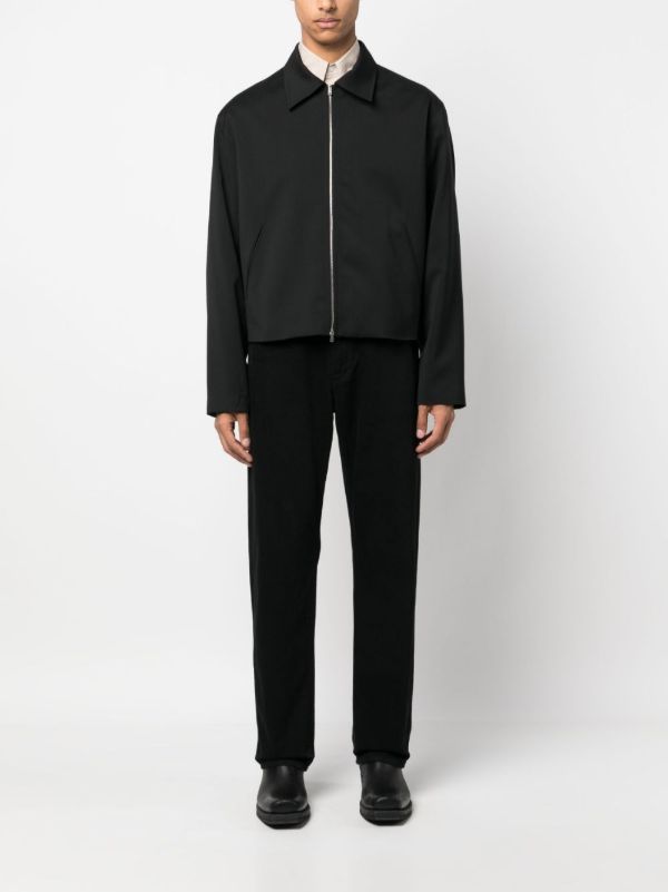 Browns OUR LEGACY Black Zip-Up Virgin Wool Jacket | Browns Shirt Jackets