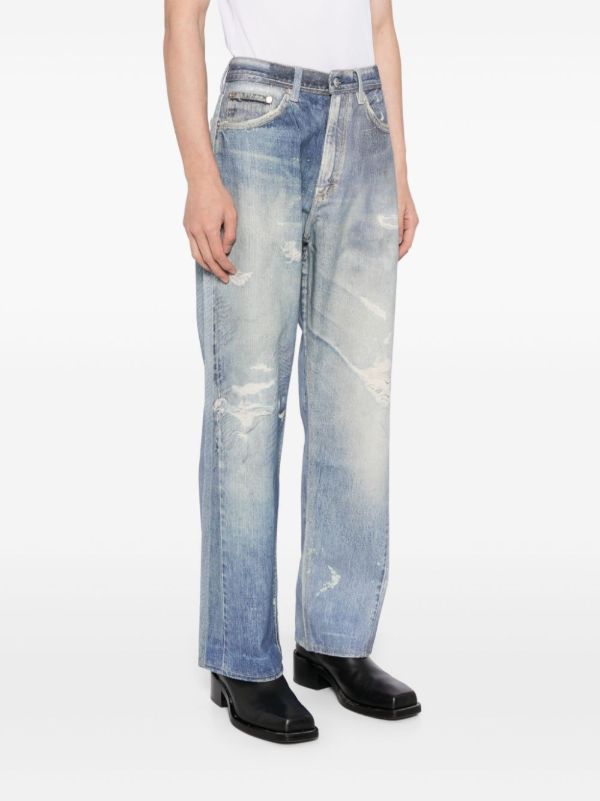 Browns OUR LEGACY Blue Third Cut Jeans | Browns Wide-Leg Jeans