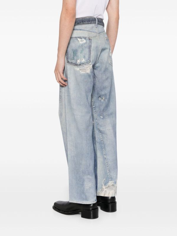 Browns OUR LEGACY Blue Third Cut Jeans | Browns Wide-Leg Jeans