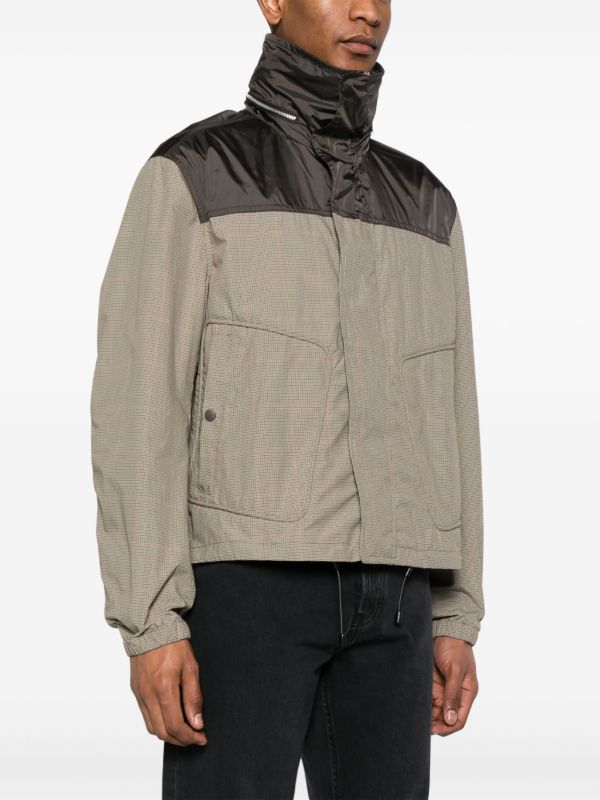 Browns OUR LEGACY Brown Shigatsu Plaid-Check Hooded Jacket | Browns Hooded Jackets