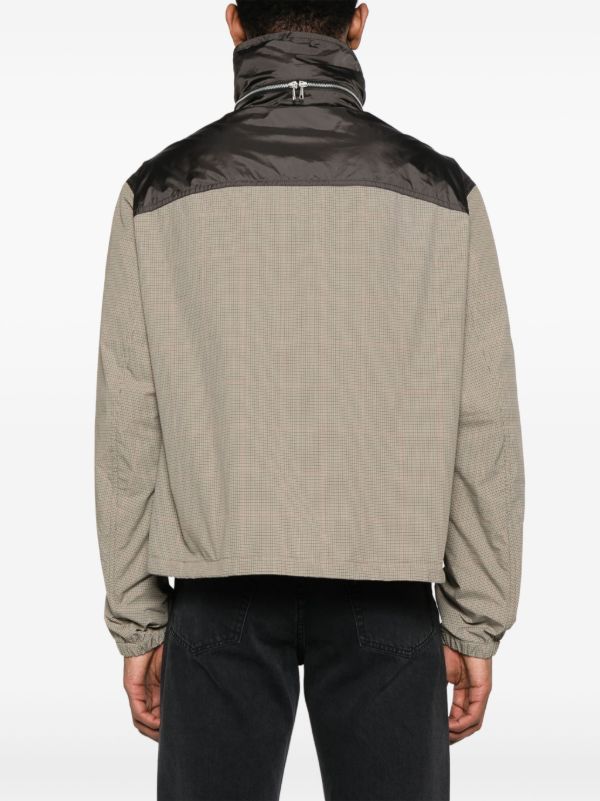 Browns OUR LEGACY Brown Shigatsu Plaid-Check Hooded Jacket | Browns Hooded Jackets