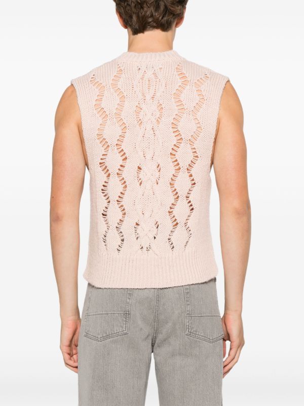 Browns OUR LEGACY Cable Michigan Vest | Browns Vests & Tank Tops