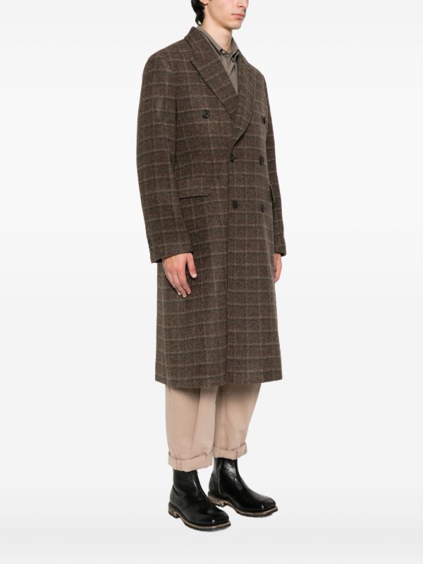 Browns OUR LEGACY Checked Double-breasted Coat | Browns Double Breasted Coats