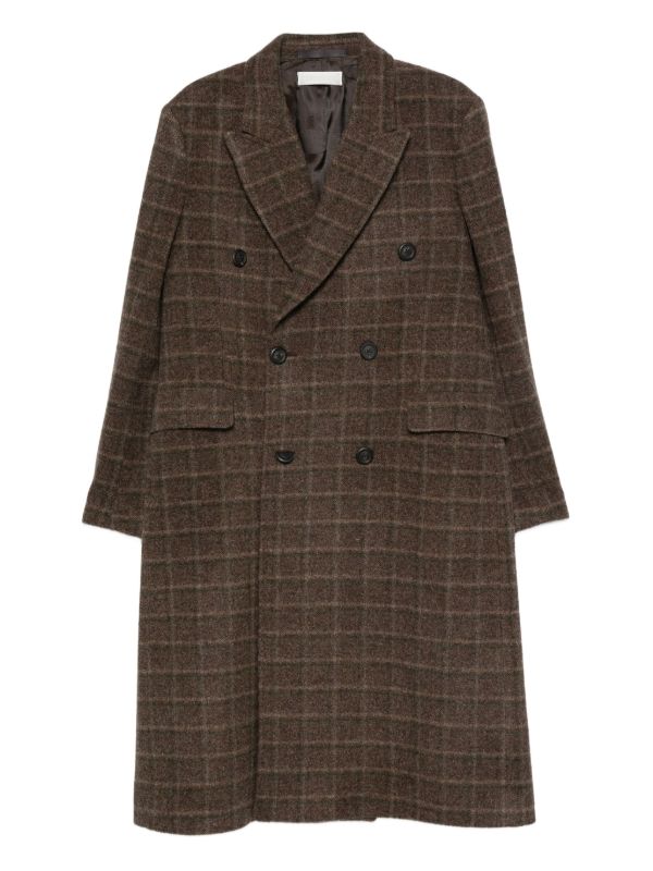 browns OUR LEGACY checked double-breasted coat | Browns Double Breasted Coats