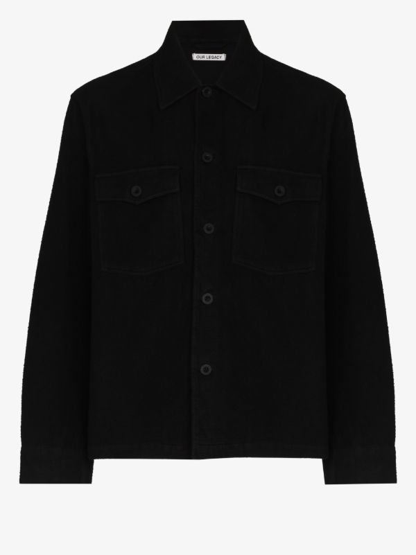 browns OUR LEGACY Evening cotton shirt jacket | Browns Shirt Jackets