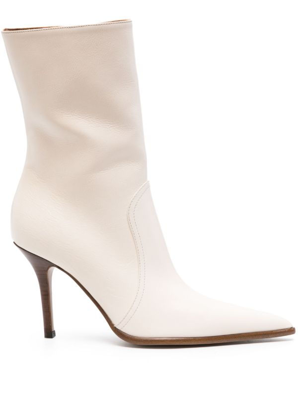 browns Paris Texas neutral Ashley 95 leather ankle boots | Browns Boots