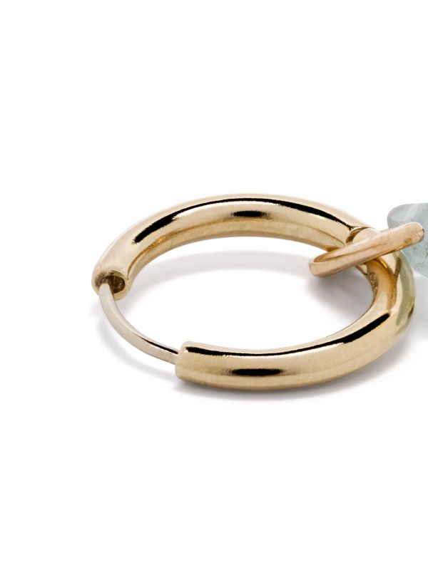 Browns Pascale Monvoisin 9K Yellow Gold Aquamarine And Diamond Single Earring | Browns Fine Earrings