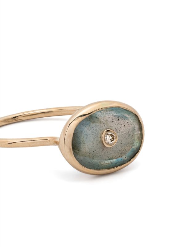 Browns Pascale Monvoisin 9K Yellow Gold Orso Labradorite Ring | Browns Fine Rings