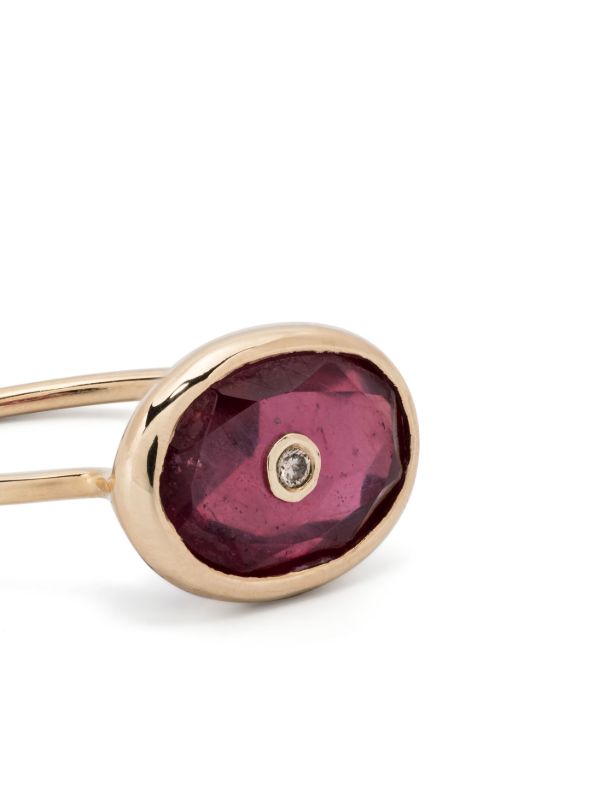 Browns Pascale Monvoisin 9K Yellow Gold Orso Ruby And Diamond Ring | Browns Fine Rings