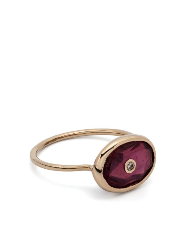 browns Pascale Monvoisin 9K Yellow Gold Orso Ruby And Diamond Ring | Browns Fine Rings