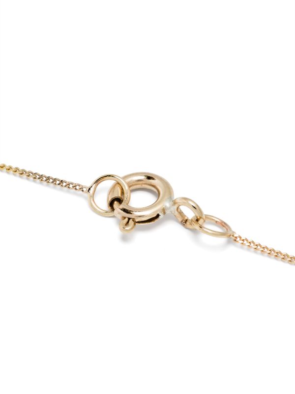 Browns Pascale Monvoisin 9K Yellow Gold Orso Turquoise And Diamond Necklace | Browns Fine Necklaces