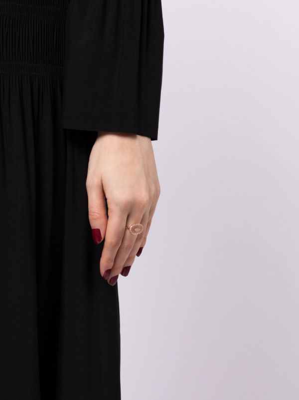Browns Pascale Monvoisin 9K Yellow Gold Souad Quartz And Diamond Ring | Browns Fine Rings