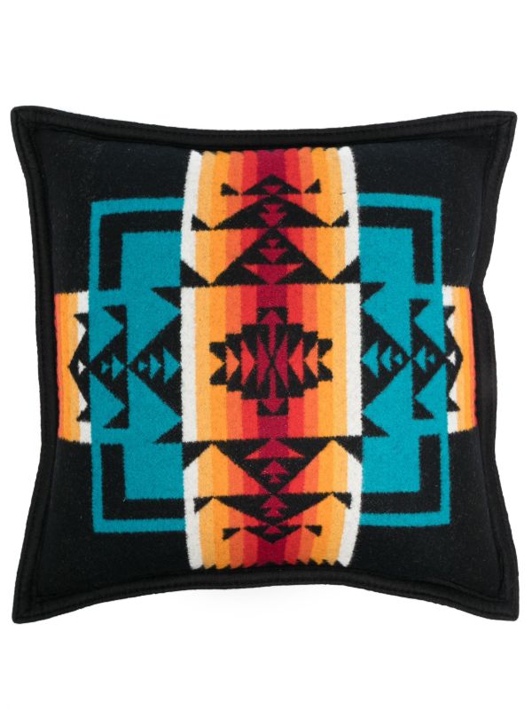 browns Pendleton Black Chief Joseph Cushion | Browns Cushions