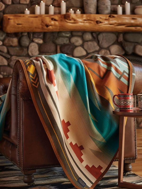 Browns Pendleton X Nike Orange N7 Seven Generations Blanket | Browns Blankets & Throws