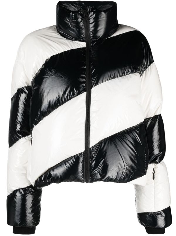 browns Perfect Moment Black And White Super Mojo III Ski Jacket | Browns Ski Jackets