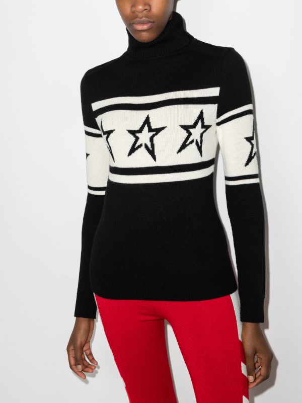 Browns Perfect Moment Black Chopper Merino-wool Sweater | Browns Ski Tops