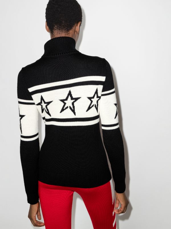 Browns Perfect Moment Black Chopper Merino-wool Sweater | Browns Ski Tops