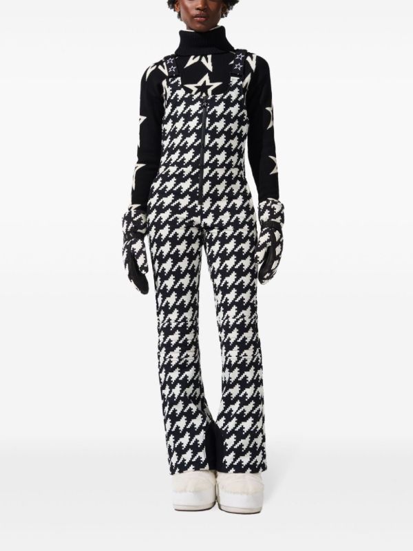 Browns Perfect Moment Houndstooth Ski Jumpsuit | Browns Ski All-In-One