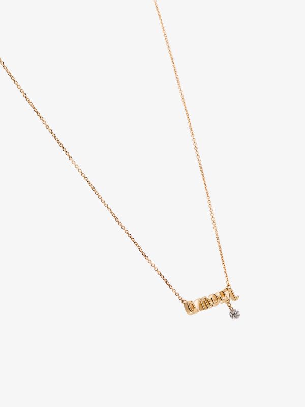 Browns Persée 18K Yellow Gold Amour Diamond Necklace | Browns Fine Necklaces