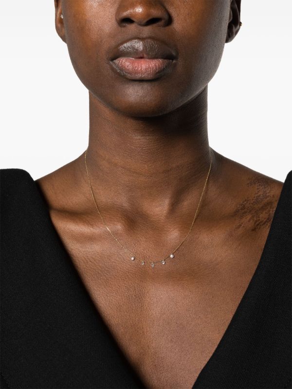 Browns Persée 18K Yellow Gold Danaé Five Diamonds Necklace | Browns Fine Necklaces
