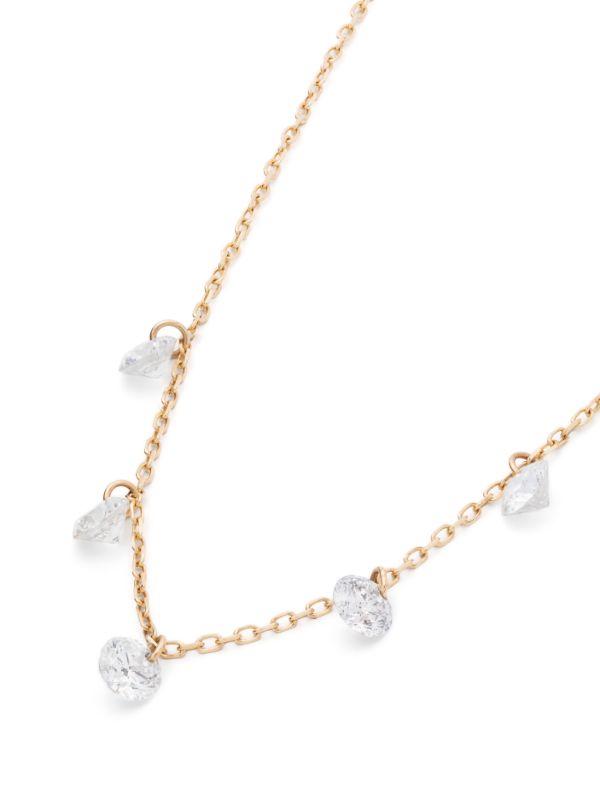Browns Persée 18K Yellow Gold Danaé Five Diamonds Necklace | Browns Fine Necklaces