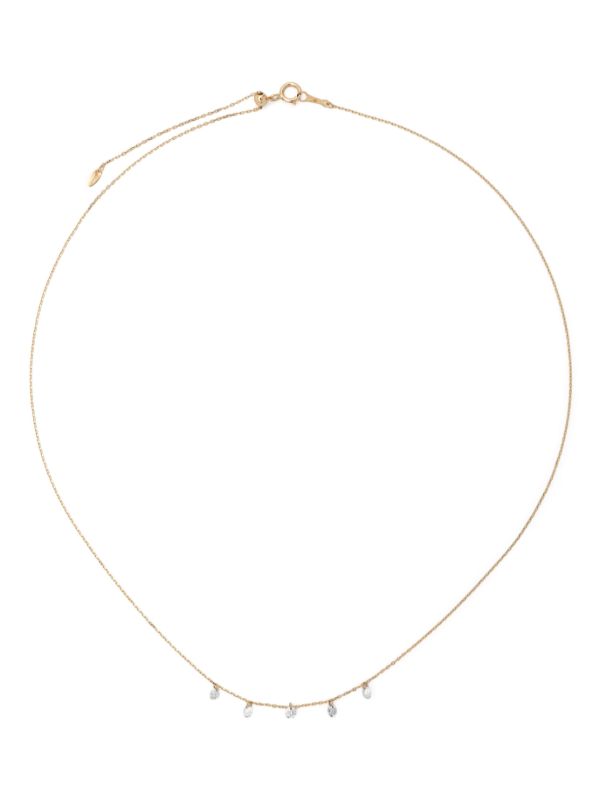 browns Persée 18K Yellow Gold Danaé Five Diamonds Necklace | Browns Fine Necklaces