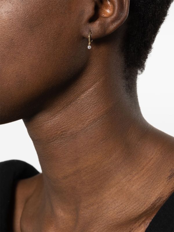Browns Persée 18K Yellow Gold Drop Hoop Earring | Browns Fine Earrings