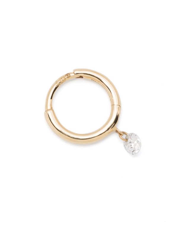 Browns Persée 18K Yellow Gold Drop Hoop Earring | Browns Fine Earrings