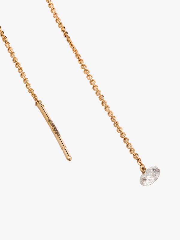 Browns Persée 18K Yellow Gold Drop Thread Diamond Earrings | Browns Fine Earrings