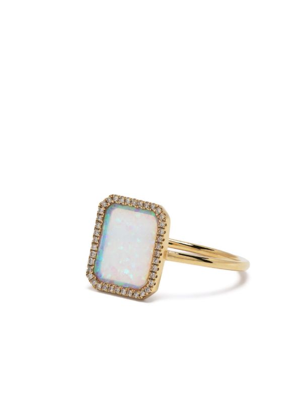 Browns Persée 18K Yellow Gold Opal And Diamond Ring | Browns Fine Rings