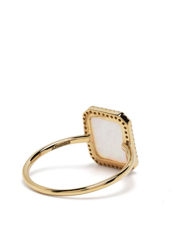 Browns Persée 18K Yellow Gold Opal And Diamond Ring | Browns Fine Rings
