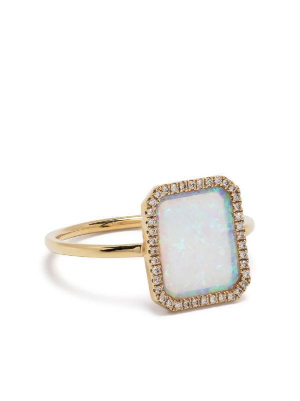 browns Persée 18K yellow gold opal and diamond ring | Browns Fine Rings