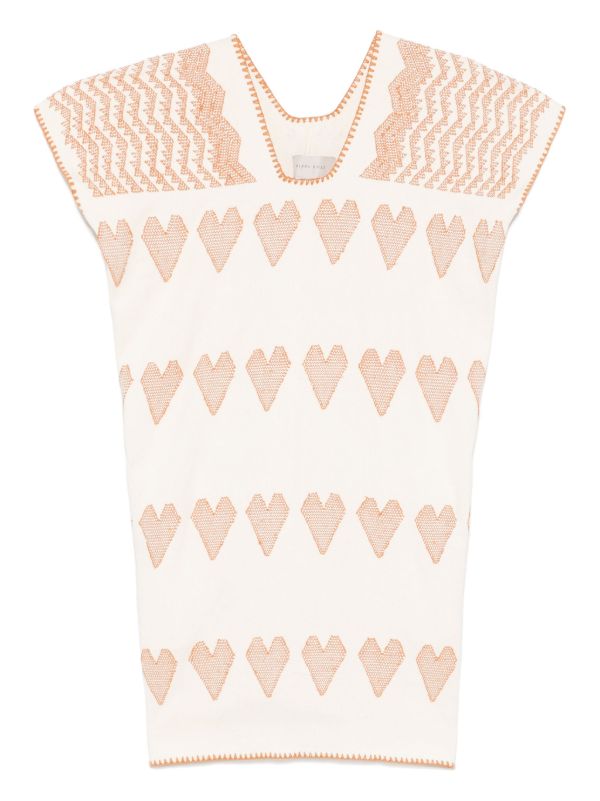 browns Pippa Holt heart-detail mini dress | Browns Day Dresses
