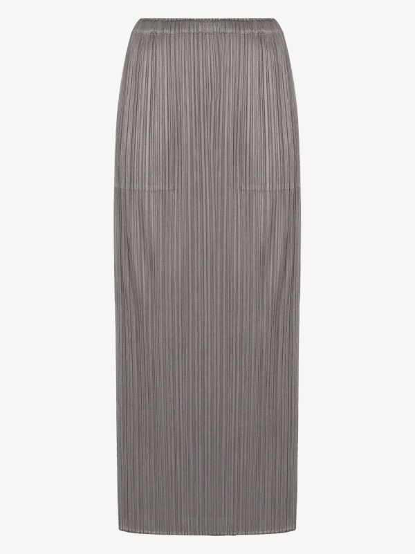 browns Pleats Please Issey Miyake Basics plissé midi skirt | Browns Pleated Skirts