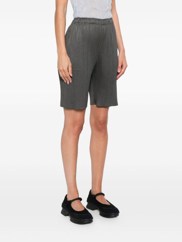 Browns Pleats Please Issey Miyake Elasticated-waist Pleated Shorts | Browns Short & Mini Shorts