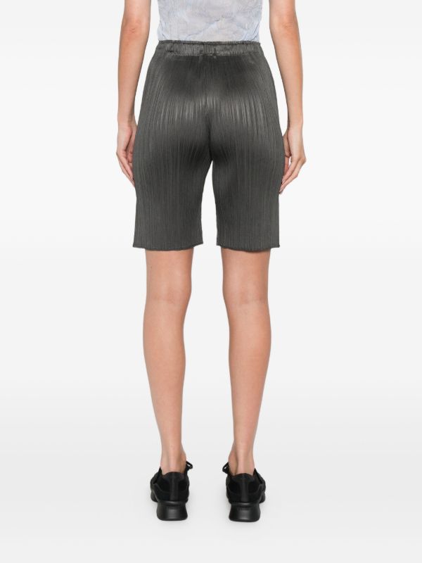 Browns Pleats Please Issey Miyake Elasticated-waist Pleated Shorts | Browns Short & Mini Shorts