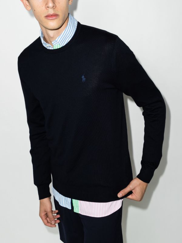 Browns Polo Ralph Lauren Polo Pony Jersey Sweater | Browns Knitted Sweaters