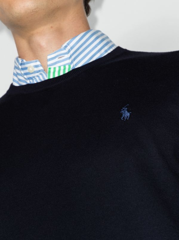 Browns Polo Ralph Lauren Polo Pony Jersey Sweater | Browns Knitted Sweaters