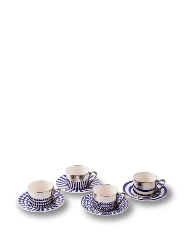 browns POLSPOTTEN Aunty espresso cups (set of four) | Browns Cups & Tea Sets