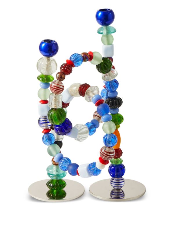 browns POLSPOTTEN Beads candle holder (38cm x 33cm) | Browns Candle Holders