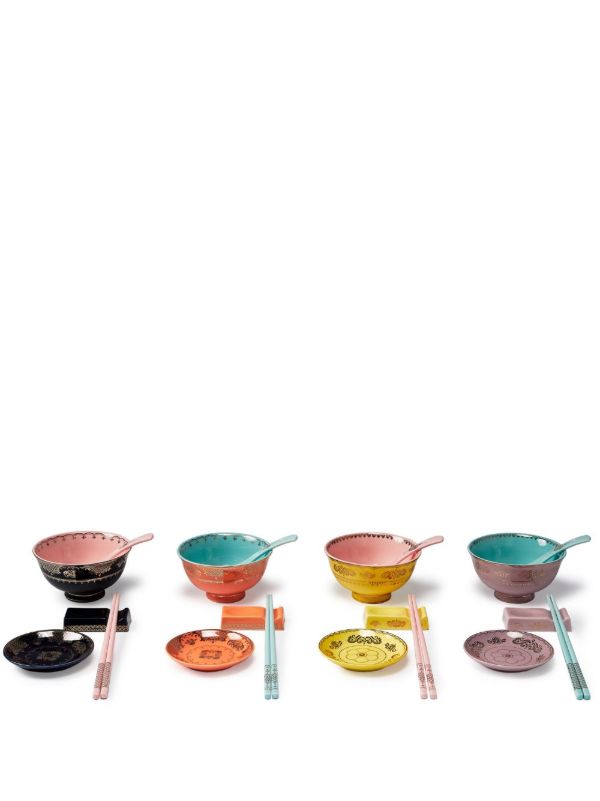 browns POLSPOTTEN Blue Grandpa Asian Bowl Set | Browns Plates & Bowls