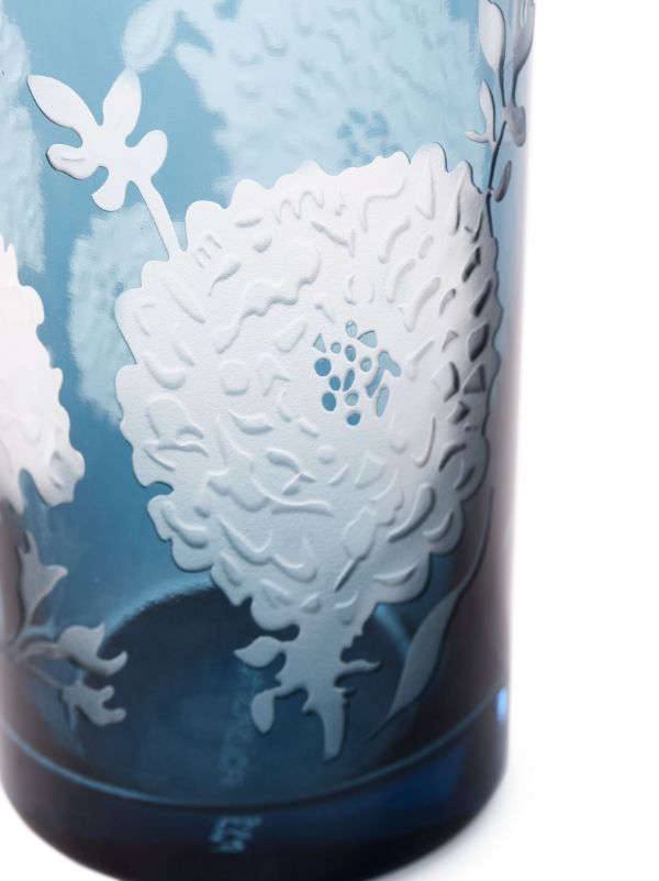 Browns POLSPOTTEN Blue Peony Glass Pitcher | Browns Glassware