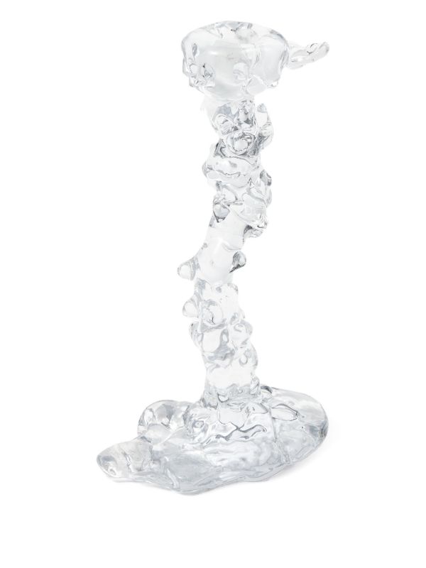 Browns POLSPOTTEN Drip Glass Candle Holder (25cm) | Browns Candle Holders