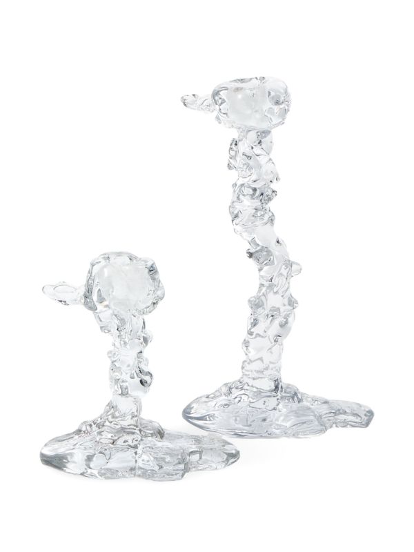 browns POLSPOTTEN Drip glass candle holder (25cm) | Browns Candle Holders