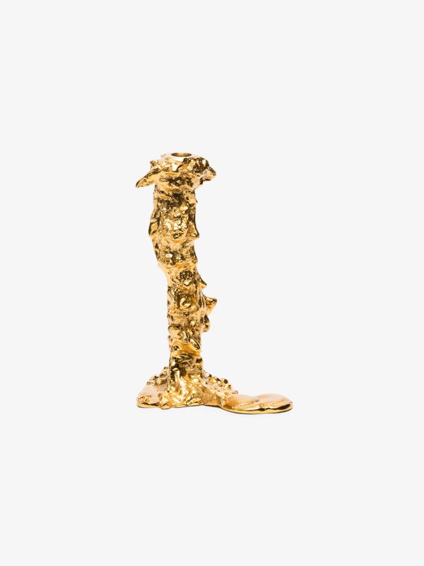 Browns POLSPOTTEN Gold-tone Drip Large Candle Holder | Browns Candle Holders