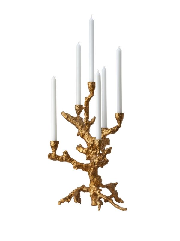 Browns POLSPOTTEN Gold-tone Large Apple Tree Candle Holder | Browns Candle Holders