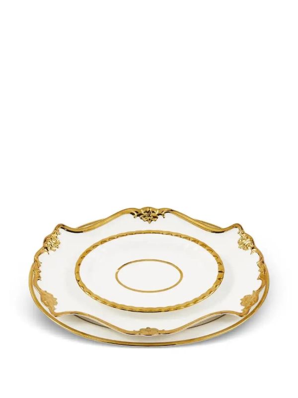 Browns POLSPOTTEN Golden Finds Serving Set (set Of Three) | Browns Plates & Bowls