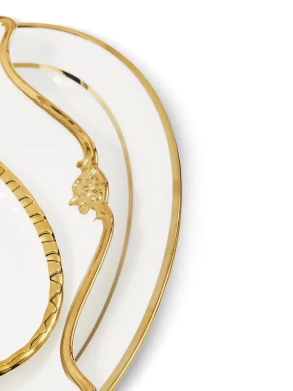 Browns POLSPOTTEN Golden Finds Serving Set (set Of Three) | Browns Plates & Bowls